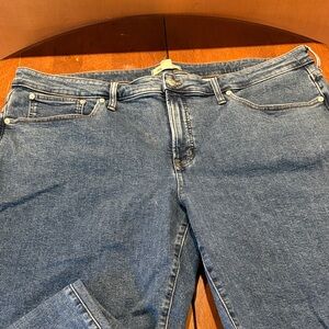 Madewell Women's Straight Leg Blue Jeans